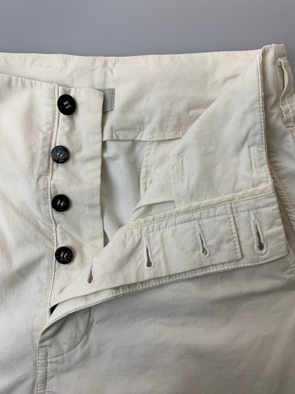 【中古品】【メンズ】 AMACHI アマチ 000-3A DOUBLE KNEE CARGO PANT ダブル ニー カーゴ パンツ 151-260630-zi-22-min サイズ：4 カラー：オフホワイト系 万代Net店