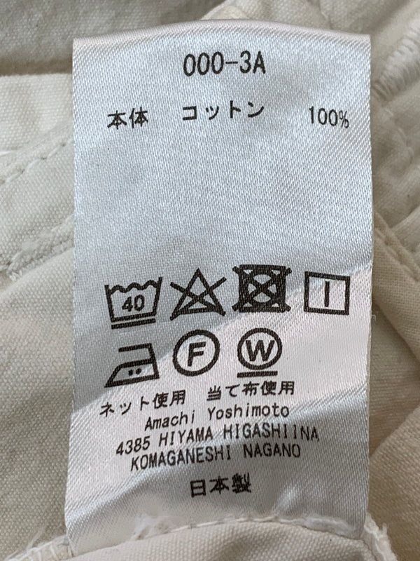 【中古品】【メンズ】 AMACHI アマチ 000-3A DOUBLE KNEE CARGO PANT ダブル ニー カーゴ パンツ 151-260630-zi-22-min サイズ：4 カラー：オフホワイト系 万代Net店