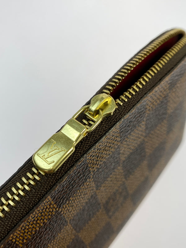 【中古品】【メンズ/レディース】 LOUIS VUITTON ルイ ヴィトン ダミエ ポシェット コスメティック N47516 179-260702-hu-14-min カラー：ブラウン系 万代Net店