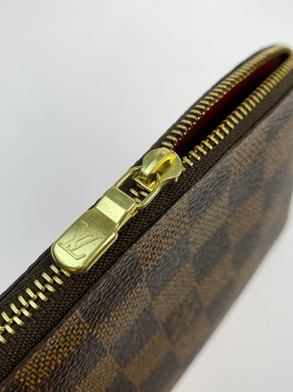 【中古品】【メンズ/レディース】 LOUIS VUITTON ルイ ヴィトン ダミエ ポシェット コスメティック N47516 179-260702-hu-14-min カラー：ブラウン系 万代Net店