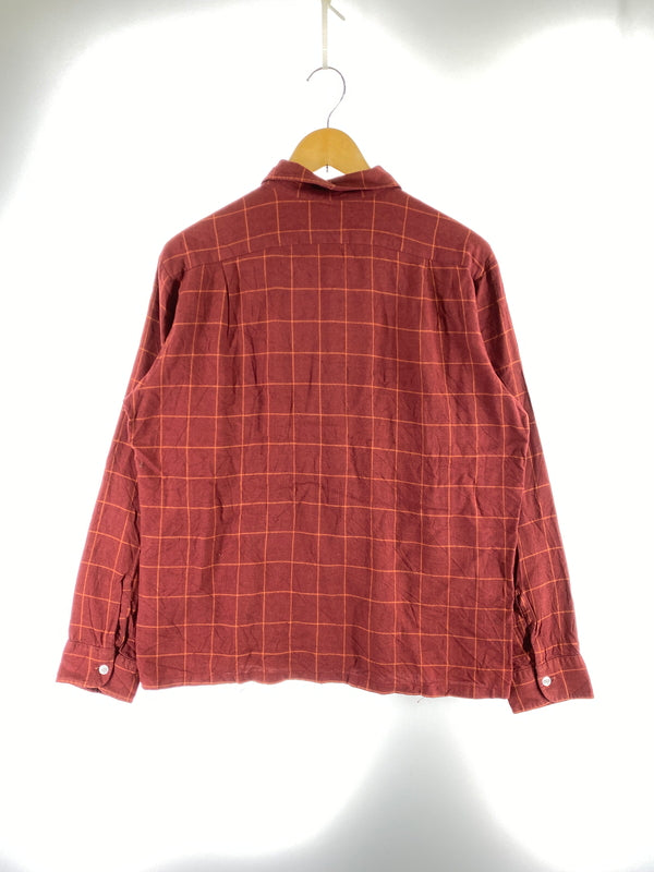 【中古品】【メンズ】 ROYAL DOMAIN ロイヤル ドメイン レーヨンシャツ メンズ 長袖シャツ 146-260703-hu-16-min サイズ：L カラー：レッド系 万代Net店