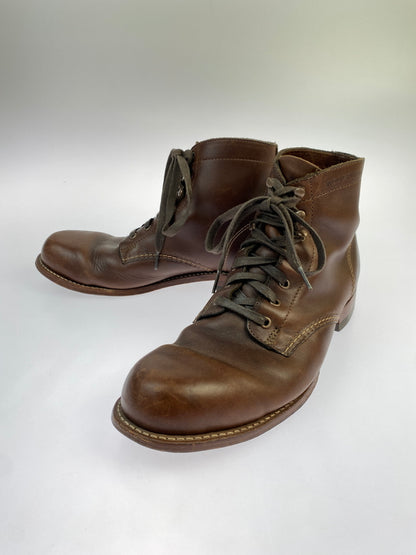 【中古品】【メンズ】 WOLVERINE ウルヴァリン 1000 MILE BOOT 1000マイルブーツ メンズ 靴 164-260702-hu-02-min サイズ：表記不鮮明 下記参照 カラー：ブラウン 万代Net店