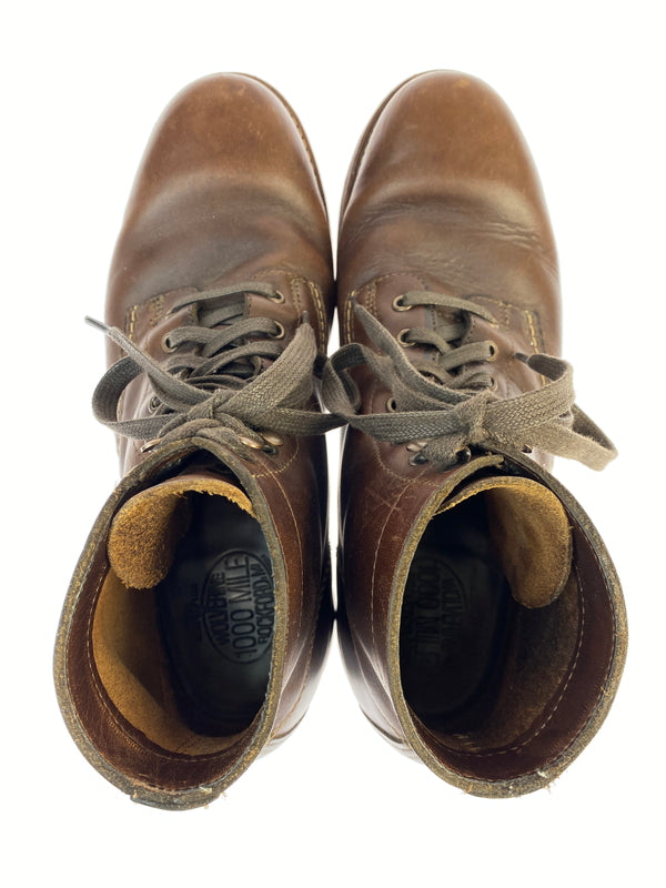 【中古品】【メンズ】 WOLVERINE ウルヴァリン 1000 MILE BOOT 1000マイルブーツ メンズ 靴 164-260702-hu-02-min サイズ：表記不鮮明 下記参照 カラー：ブラウン 万代Net店