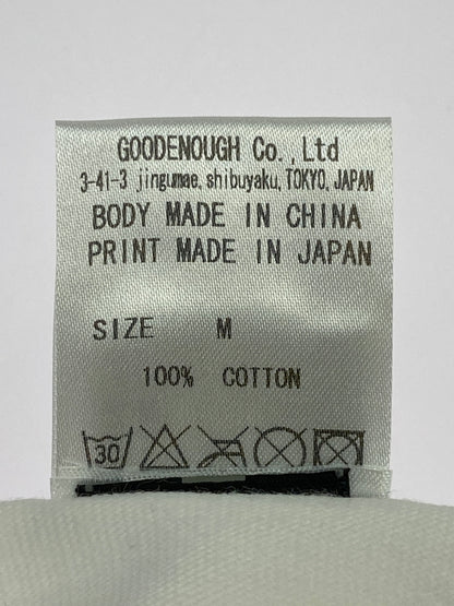 【中古品】【メンズ】 GOODENOUGH グッドイナフ GOOD SHOE TEE グッド シュー ティー メンズ 半袖 Tシャツ 142-260703-hu-06-min サイズ：M カラー：ホワイト 万代Net店