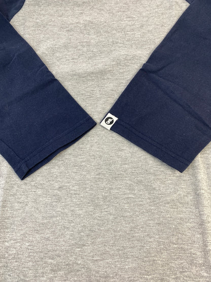 【中古品】【メンズ】 GOODENOUGH グッドイナフ RAGLAN RINGER NECK TEE ラグラン リンガーネック ティー メンズ Tシャツ 142-260702-hu-19-min サイズ：2 カラー：ネイビー/グレー 万代Net店