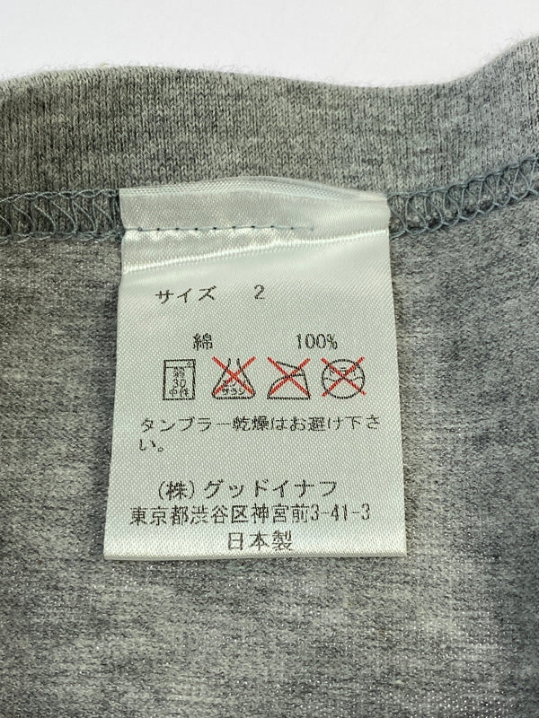 【中古品】【メンズ】 GOODENOUGH グッドイナフ RAGLAN RINGER NECK TEE ラグラン リンガーネック ティー メンズ Tシャツ 142-260702-hu-19-min サイズ：2 カラー：ネイビー/グレー 万代Net店