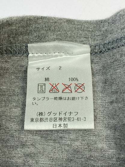 【中古品】【メンズ】 GOODENOUGH グッドイナフ RAGLAN RINGER NECK TEE ラグラン リンガーネック ティー メンズ Tシャツ 142-260702-hu-19-min サイズ：2 カラー：ネイビー/グレー 万代Net店