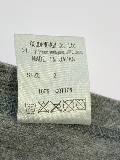 【中古品】【メンズ】 GOODENOUGH グッドイナフ RAGLAN RINGER NECK TEE ラグラン リンガーネック ティー メンズ Tシャツ 142-260702-hu-19-min サイズ：2 カラー：ネイビー/グレー 万代Net店
