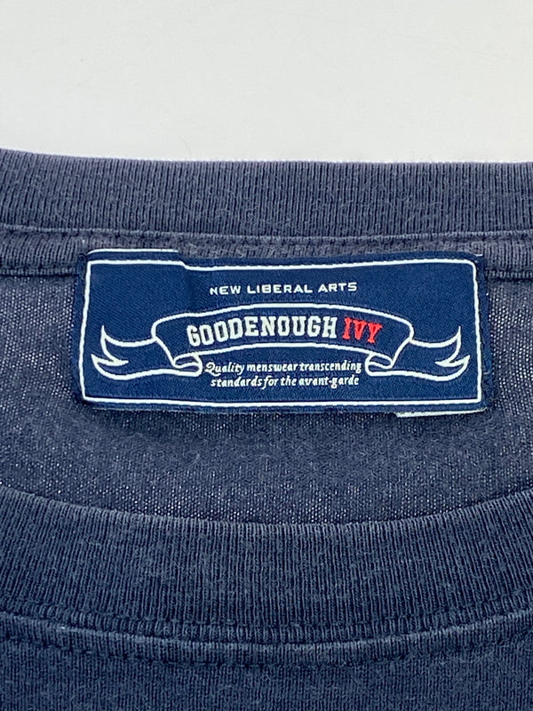 【中古品】【メンズ】 GOODDENOUGH IVY グッドイナフ アイビー ART VINTAGE TEE アート ヴィンテージ Tシャツ メンズ 半袖 ショートスリーブ 142-260702-hu-17-min サイズ：M カラー：ネイビー 万代Net店