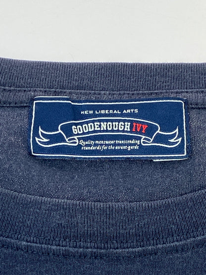 【中古品】【メンズ】 GOODDENOUGH IVY グッドイナフ アイビー ART VINTAGE TEE アート ヴィンテージ Tシャツ メンズ 半袖 ショートスリーブ 142-260702-hu-17-min サイズ：M カラー：ネイビー 万代Net店