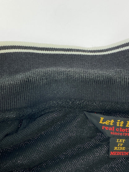 【中古品】【メンズ】 LET IT RIDE レットイットライド POLO SWEATSHIRT ポロ スウェットシャツ メンズ トップス 146-260703-hu-15-min サイズ：M カラー：ブラック 万代Net店