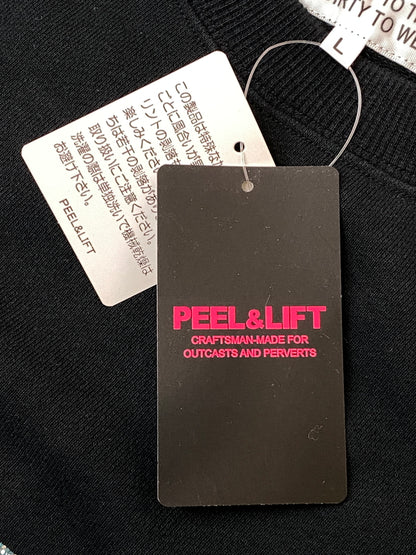 【中古美品】【メンズ】 PEEL＆LIFT ピールアンドリフト JUBILEE S S TEE Tシャツ トップス 140-260630-zi-29-min サイズ：L カラー：ブラック/ライトブルー 万代Net店
