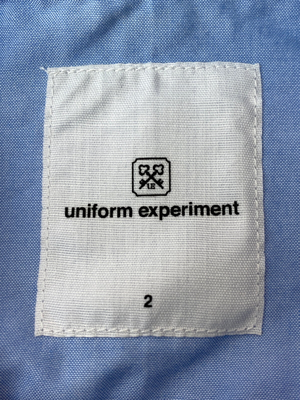 【中古品】【メンズ】 UNIFORM EXPERIMENT ユニフォームエクスペリメント PAINT B.D.SHIRT シャツ 142-260630-zi-30-min サイズ：2 カラー：ライトブルー 万代Net店