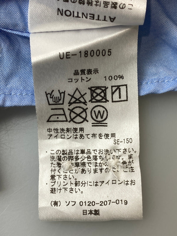 【中古品】【メンズ】 UNIFORM EXPERIMENT ユニフォームエクスペリメント PAINT B.D.SHIRT シャツ 142-260630-zi-30-min サイズ：2 カラー：ライトブルー 万代Net店