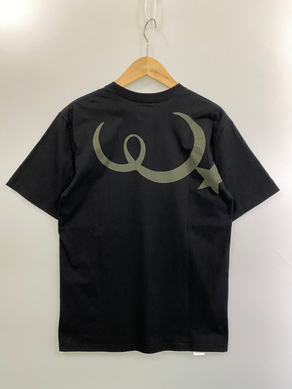 【中古品】【メンズ】 WTAPS ダブルタップス MOON＆STAR S S TEE Tシャツ 142-260630-zi-31-min サイズ：X02 カラー：ブラック 万代Net店