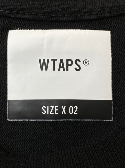 【中古品】【メンズ】 WTAPS ダブルタップス MOON＆STAR S S TEE Tシャツ 142-260630-zi-31-min サイズ：X02 カラー：ブラック 万代Net店