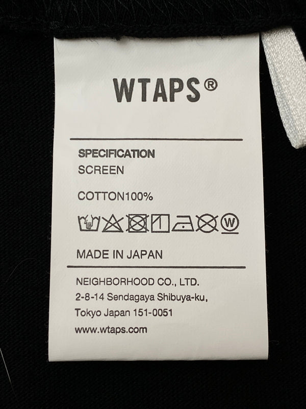 【中古品】【メンズ】 WTAPS ダブルタップス MOON＆STAR S S TEE Tシャツ 142-260630-zi-31-min サイズ：X02 カラー：ブラック 万代Net店