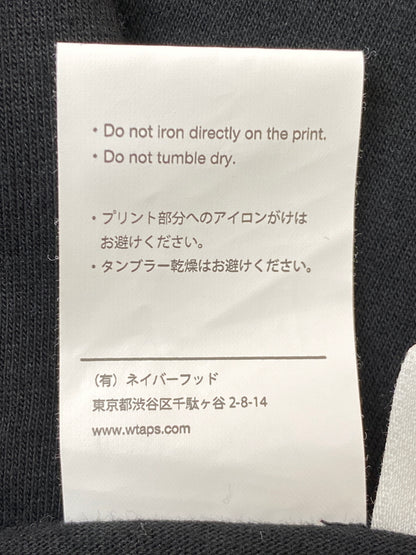 【中古品】【メンズ】 WTAPS ダブルタップス MOON＆STAR S S TEE Tシャツ 142-260630-zi-31-min サイズ：X02 カラー：ブラック 万代Net店