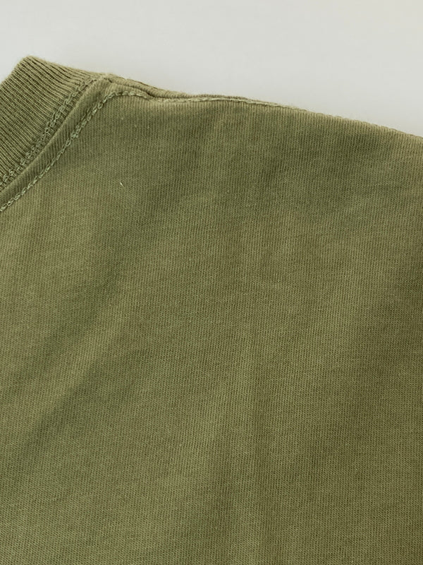 【中古品】【メンズ】 WTAPS ダブルタップス Ｖ TEE Tシャツ トップス 142-260630-zi-32-min サイズ：X02 カラー：グリーンカーキ 万代Net店