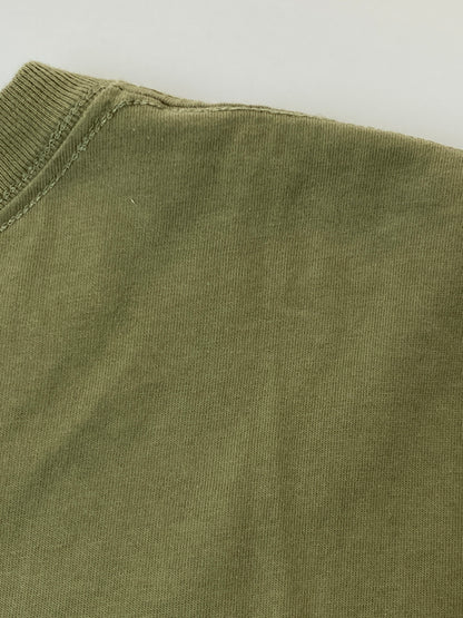 【中古品】【メンズ】 WTAPS ダブルタップス Ｖ TEE Tシャツ トップス 142-260630-zi-32-min サイズ：X02 カラー：グリーンカーキ 万代Net店