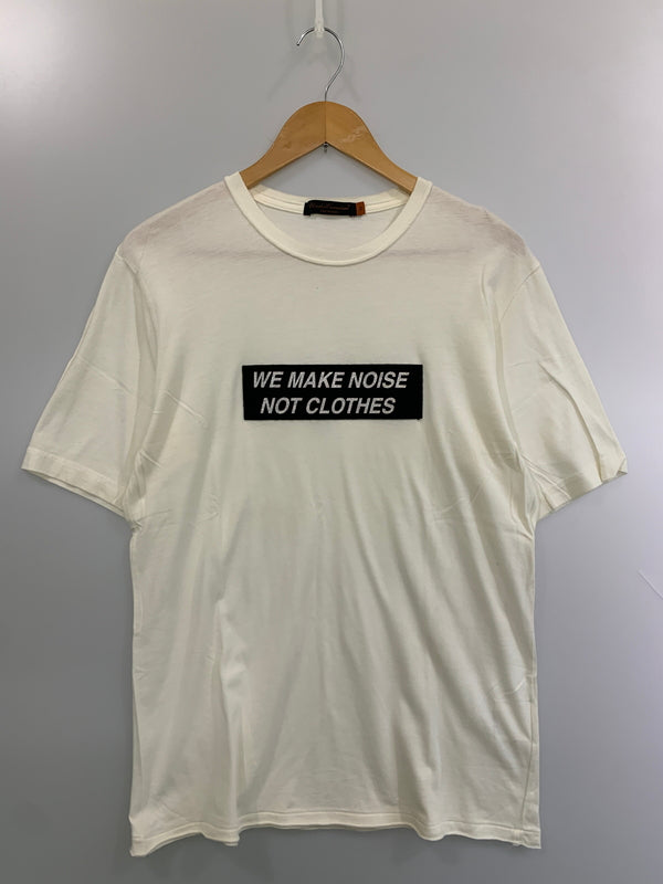 【中古品】【メンズ】 UNDERCOVER アンダーカバー 05AW ARTS期 ”WE MAKE NOISE NOT CLOTHES” TEE Tシャツ トップス 140-260630-zi-12-min サイズ：2 カラー：ホワイト 万代Net店