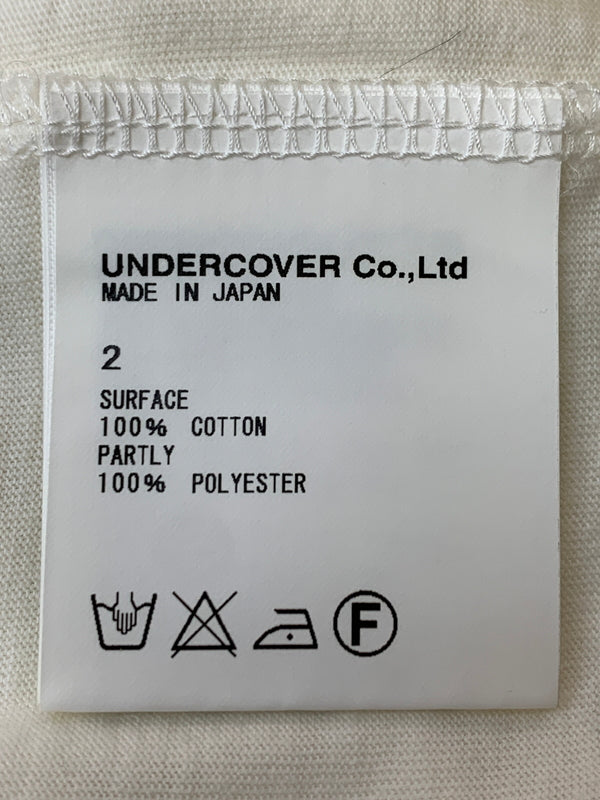 【中古品】【メンズ】 UNDERCOVER アンダーカバー 05AW ARTS期 ”WE MAKE NOISE NOT CLOTHES” TEE Tシャツ トップス 140-260630-zi-12-min サイズ：2 カラー：ホワイト 万代Net店