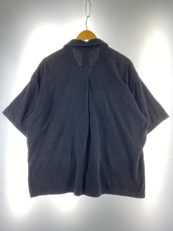 【現状渡し品】【メンズ】 COOTIE クーティー ストレッチパイル オープンカラーシャツ 半袖 メンズ トップス 142-260706-KS-01-min サイズ：M カラー：ブラック 万代Net店