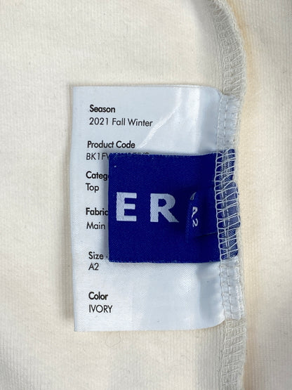 【中古品】【メンズ】 ADER ERROR アーダーエラー CREWNECK SWEATSHIRT クルーネックスウェットシャツ BK1FWSW07IV2 メンズ トップス 142-260703-hu-09-min サイズ：A2 カラー：クリーム色 万代Net店