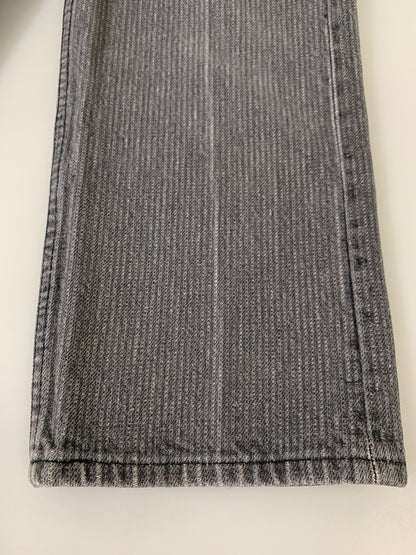 【中古品】【メンズ】 LEVI'S リーバイス 520刻印 先染めストライプパンツ 501-0619 メンズ ボトムス 157-260706-KS-20-min カラー：グレー 万代Net店