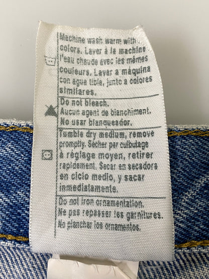【中古品】【メンズ】 CARHARTT カーハート メキシコ製 ダブルニーデニムパンツ B73 DST メンズ デニム ボトムス 157-260702-hu-28-min サイズ：36×34 カラー：ブルーインディゴ 万代Net店