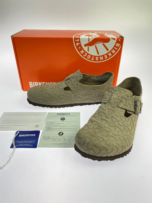 【中古品】【メンズ】 BIRKENSTOCK ビルケンシュトック BEAMS別注 LONDON BONE PATTERN ビームス別注 ロンドン ボーンパターン シューズ 靴 164-260702-hu-13-min サイズ：26.5cm US L10 M8 カラー：ベージュ系 万代Net店