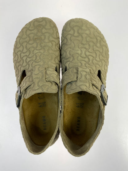 【中古品】【メンズ】 BIRKENSTOCK ビルケンシュトック BEAMS別注 LONDON BONE PATTERN ビームス別注 ロンドン ボーンパターン シューズ 靴 164-260702-hu-13-min サイズ：26.5cm US L10 M8 カラー：ベージュ系 万代Net店