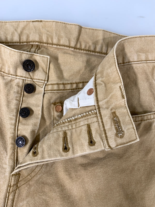 【中古品】【メンズ】 FULLCOUNT フルカウント 1856 ピケパンツ ボトムス 156-260729-AS-15-min サイズ：W33L36 カラー：ベージュ 万代Net店