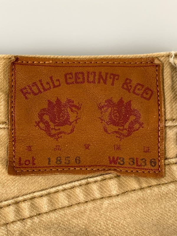 【中古品】【メンズ】 FULLCOUNT フルカウント 1856 ピケパンツ ボトムス 156-260729-AS-15-min サイズ：W33L36 カラー：ベージュ 万代Net店