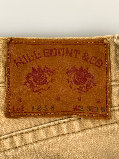 【中古品】【メンズ】 FULLCOUNT フルカウント 1856 ピケパンツ ボトムス 156-260729-AS-15-min サイズ：W33L36 カラー：ベージュ 万代Net店
