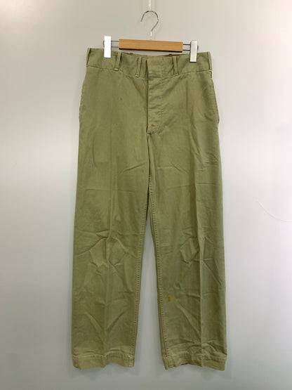 【中古品】【メンズ】 カナダ軍 40's WORK PANTS 40年代 ワークパンツ ボトムス 157-260706-yn-06-min サイズ：16 カラー：ライトオリーブグリーン 万代Net店