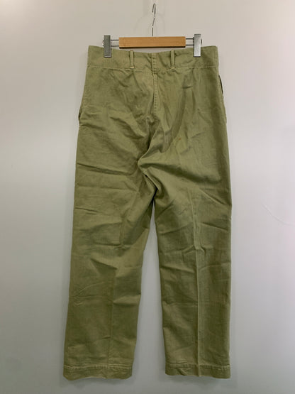 【中古品】【メンズ】 カナダ軍 40's WORK PANTS 40年代 ワークパンツ ボトムス 157-260706-yn-06-min サイズ：16 カラー：ライトオリーブグリーン 万代Net店