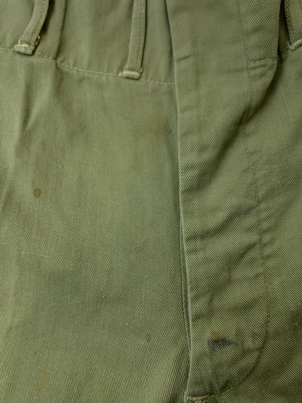 【中古品】【メンズ】 カナダ軍 40's WORK PANTS 40年代 ワークパンツ ボトムス 157-260706-yn-06-min サイズ：16 カラー：ライトオリーブグリーン 万代Net店