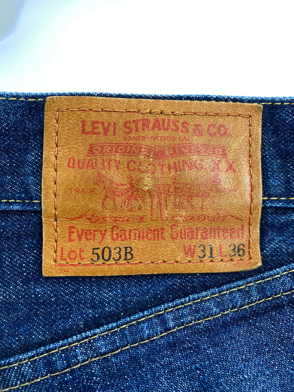 【中古品】【メンズ】 LEVI'S リーバイス 90'S 503BXX DENIM PANTS 90年代 デニムパンツ メンズ ボトムス 157-260706-KS-17-min サイズ：W31 L36 カラー：ブルー 万代Net店
