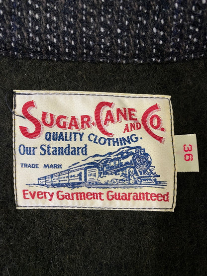 【中古品】【メンズ】 SUGAR CANE シュガーケーン WOOL JACKET ウールジャケット SC11339 メンズ アウター 145-260702-hu-24-min サイズ：36 カラー：ブラック/ブラウン系 万代Net店