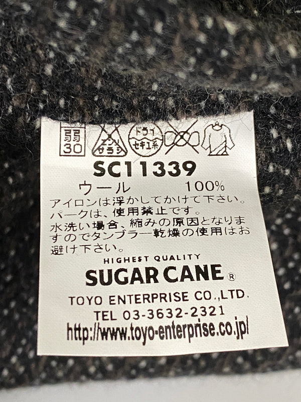 【中古品】【メンズ】 SUGAR CANE シュガーケーン WOOL JACKET ウールジャケット SC11339 メンズ アウター 145-260702-hu-24-min サイズ：36 カラー：ブラック/ブラウン系 万代Net店
