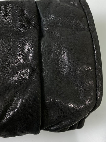 【中古品】【メンズ】 KEATON CHASE キートンチェイス LEATHER JACKET レザージャケット メンズ アウター 革ジャン 145-260702-hu-27-min サイズ：M カラー：ブラック 万代Net店