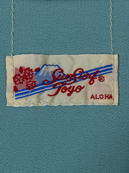 【中古品】【メンズ】 SUNSURF サンサーフ CHERRY BLOSSOM ALOHA SHIRT チェリーブロッサム アロハシャツ SS30982 メンズ 半袖 ショートスリーブ 145-260702-hu-22-min サイズ：M カラー：薄緑系 万代Net店