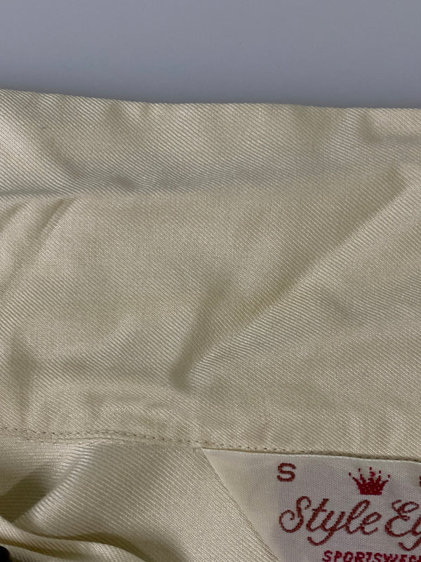 【中古品】【メンズ】 STYLE EYES スタイルアイズ BOWLING SHIRT ボウリングシャツ メンズ 半袖 ショートスリーブ 145-260702-hu-21-min サイズ：S カラー：クリーム色系 万代Net店