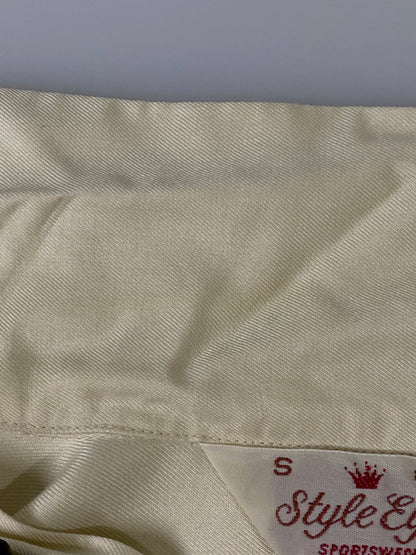 【中古品】【メンズ】 STYLE EYES スタイルアイズ BOWLING SHIRT ボウリングシャツ メンズ 半袖 ショートスリーブ 145-260702-hu-21-min サイズ：S カラー：クリーム色系 万代Net店