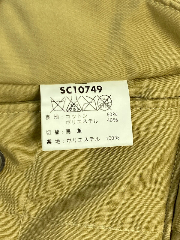 【中古品】【メンズ】 SUGAR CANE シュガーケーン レザーヨークダウンジャケット SC10749 メンズ アウター 145-260706-KS-06-min サイズ：M カラー：ベージュ/ブラウン 万代Net店