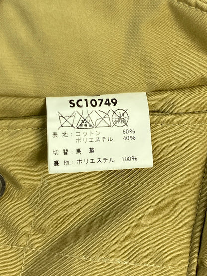 【中古品】【メンズ】 SUGAR CANE シュガーケーン レザーヨークダウンジャケット SC10749 メンズ アウター 145-260706-KS-06-min サイズ：M カラー：ベージュ/ブラウン 万代Net店