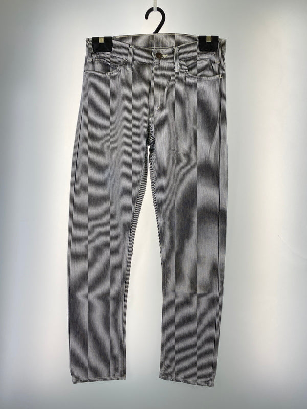 【中古品】【メンズ】 OR SLOW オアスロウ ヒッコリーデニムパンツ メンズ ボトムス 151-260706-KS-09-min サイズ：S カラー：ヒッコリー 万代Net店