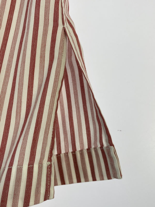 【中古品】【メンズ】 IM PRODUCT ISSEY MIYAKE アイム プロダクト イッセイミヤケ ストライプシャツ メンズ 半袖 ショートスリーブ 140-260702-hu-16-min サイズ：M カラー：レッド系（ストライプ） 万代Net店