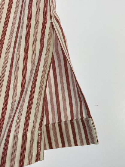 【中古品】【メンズ】 IM PRODUCT ISSEY MIYAKE アイム プロダクト イッセイミヤケ ストライプシャツ メンズ 半袖 ショートスリーブ 140-260702-hu-16-min サイズ：M カラー：レッド系（ストライプ） 万代Net店